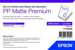Epson 7113416 PP matt leporellós címke