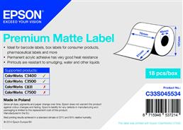 Epson S045534 prémium matt etikett
