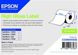 Epson S045538 magasfényű címkeszalag