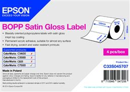 Epson S045707 BOPP selyemfényű etikett