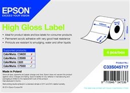 Epson S045717 magasfényű etikett