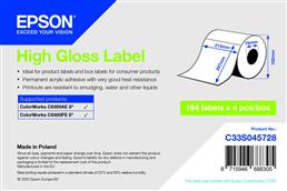 Epson S045728 magasfényű etikett