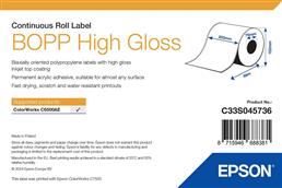 Epson S045736 BOPP magasfényű szalag