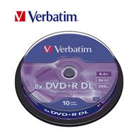 Verbatim DVD+R DL 8.5GB, 10 db DVD lemez