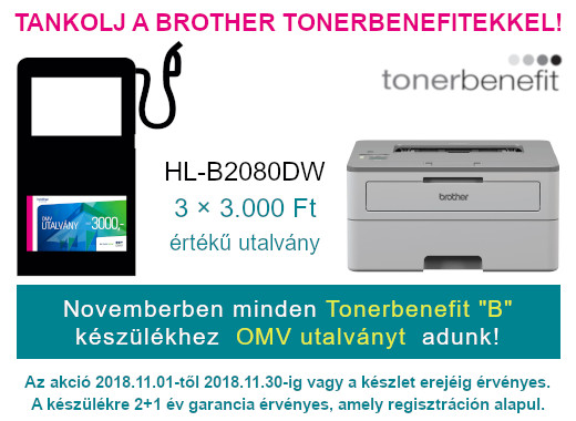 OMV utalvány HL-B2080DW OMV utalvány HL-B2080DW