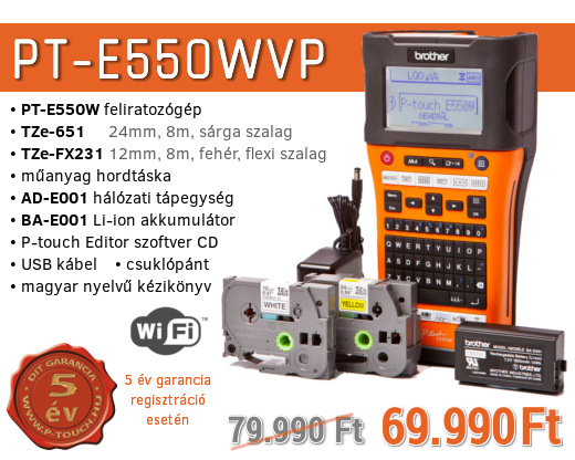 Brother PT-E550WVP