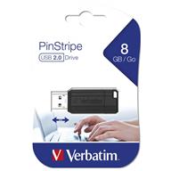 Verbatim PinStripe 8GB USB2.0 PenDrive